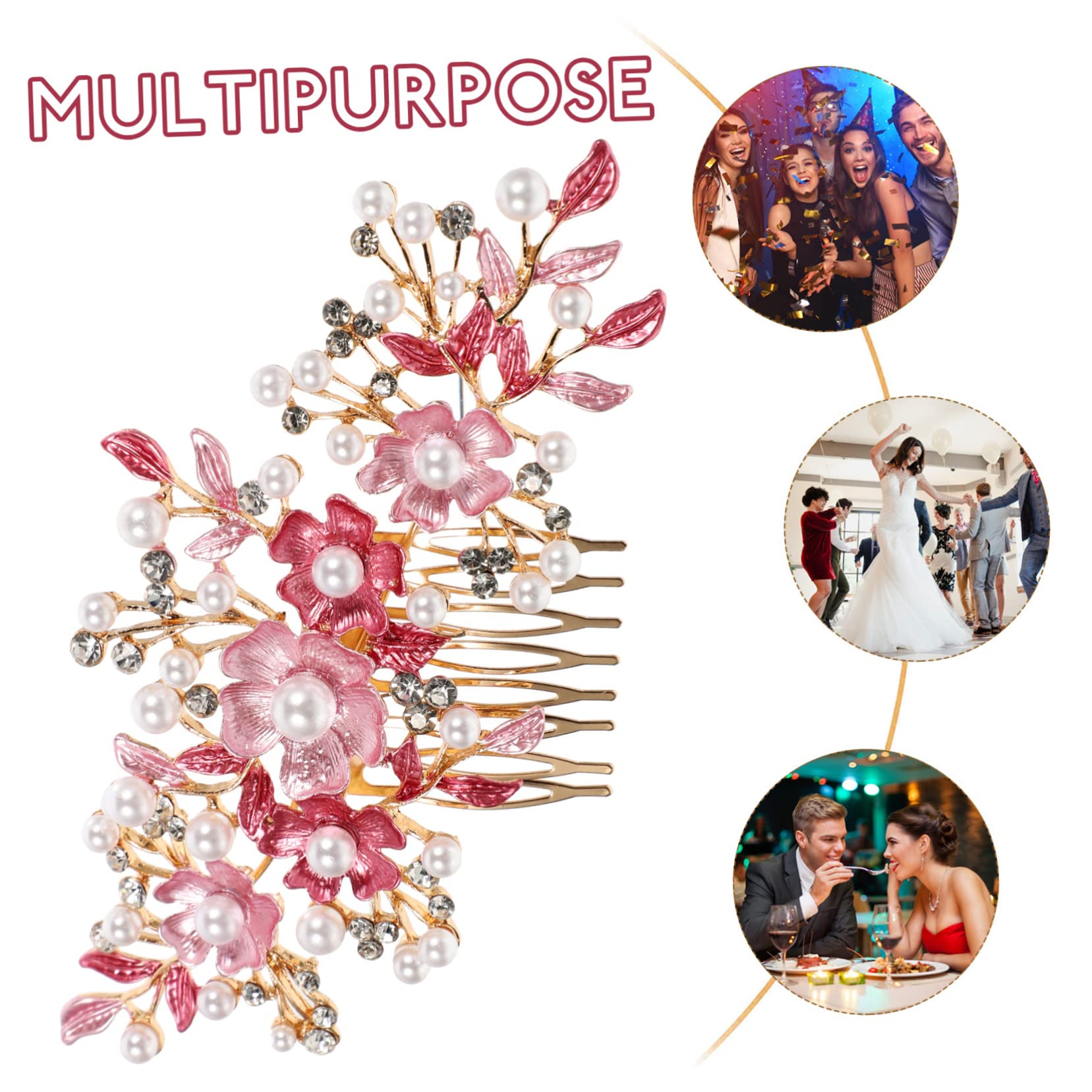 Didiseaon 3pezzi Pettine Per Accessorio Per Matrimonio Acconciature e Damigelle Decorazione e