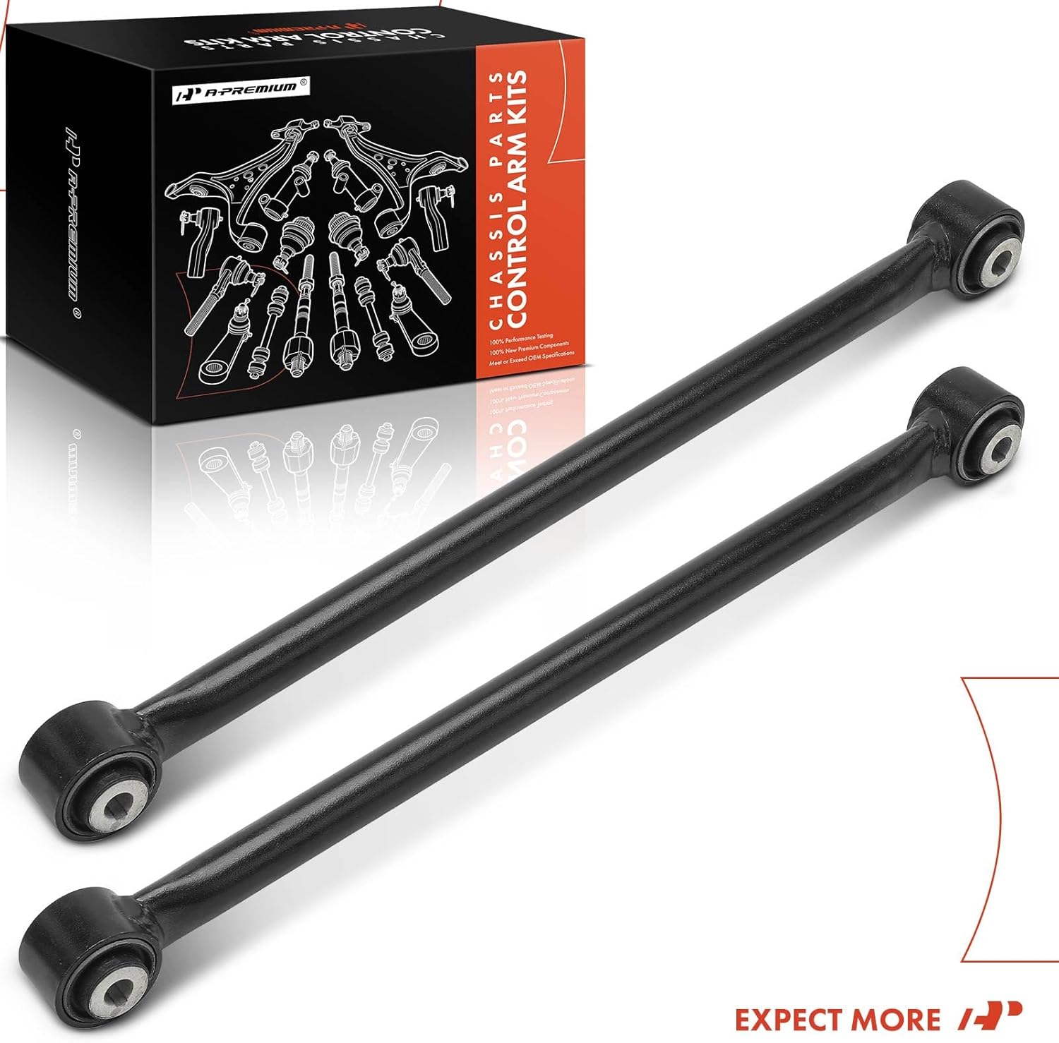 A-Premium 2 x Rear Forward Control Arm, Compatible with Jeep BU Series Renegade 2015-2020, AWD Only