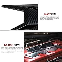 Vista 6 de Molduras de Panel de Cubierta del Motor para Chevrolet Corvette C8 2020-2025 Accesorios (Fibra de Carbono)
