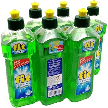 fit Dishwasher Original Balm Green KraftLemon Pink Naturales Original 6x 500ml