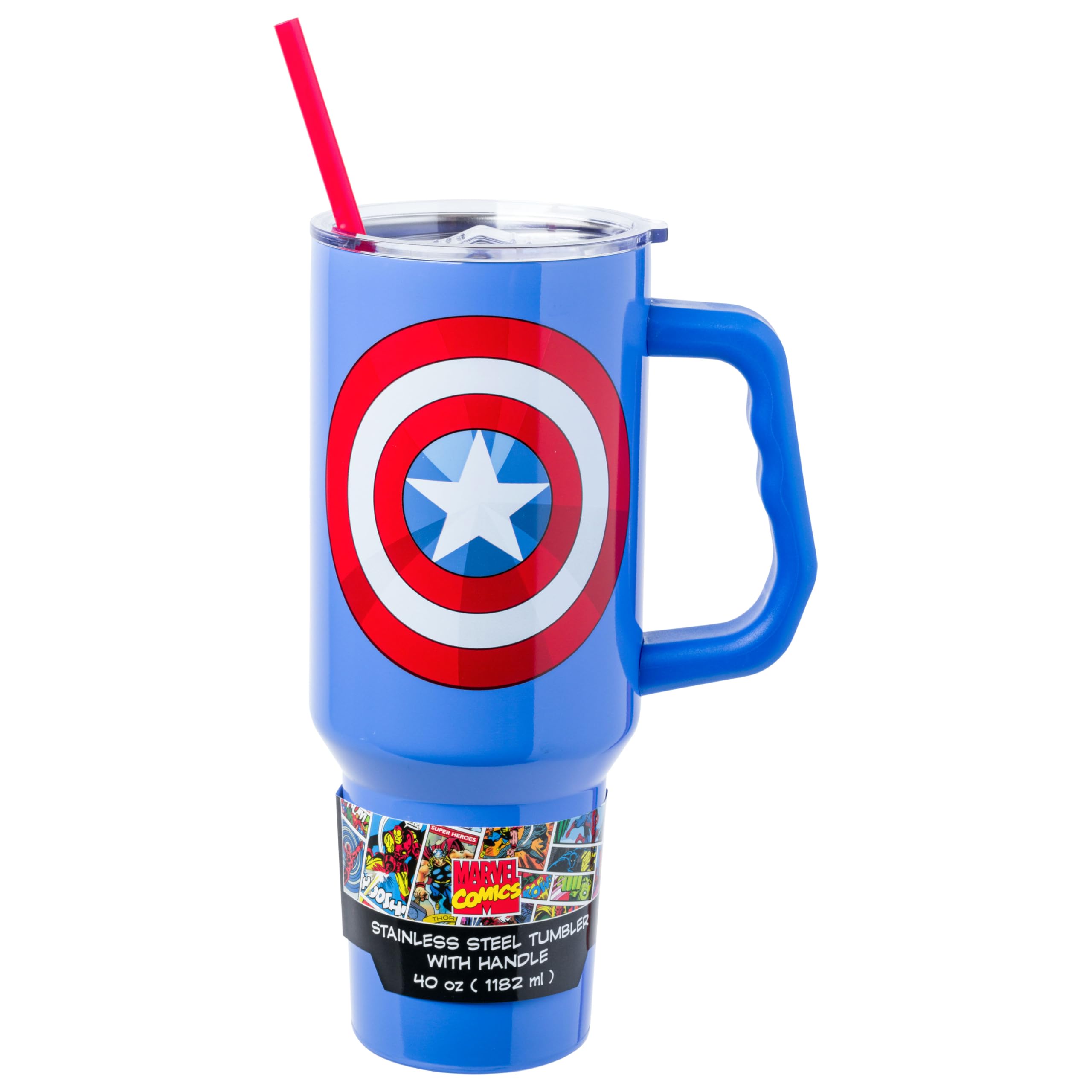 Amazon.com | Silver Buffalo Marvel Captain America Shield Double
