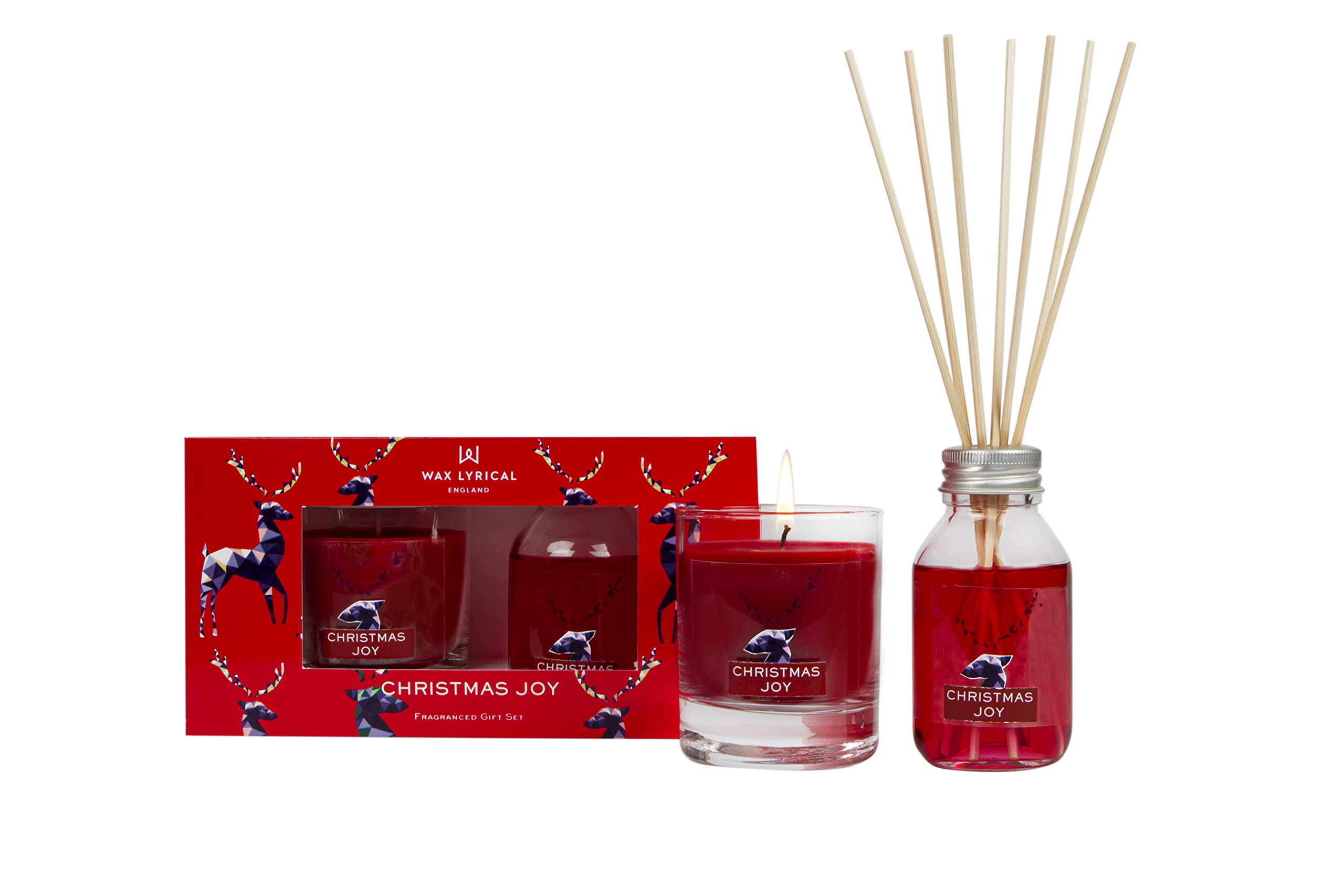 Wax Lyrical Reed Diffuser and Candle Gift Set.,