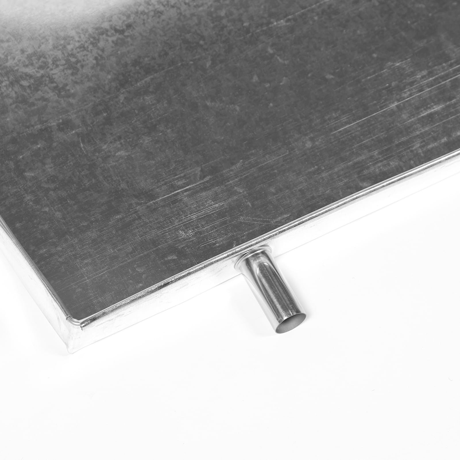 KICHOUSE Bac de Récupération pour Climatisation Fer Galvanisé Plateau de Drainage Fuite Pourités Intérieures et Extérieures Bac à Gouttes Polyvalent pour Usage Intérieur et Extérieur