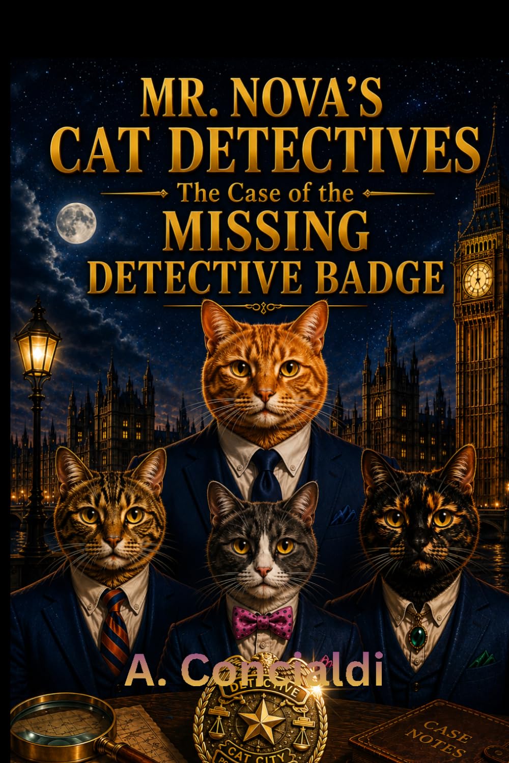 Mr. Nova's Cat Detectives: The Case of the Missing Detective Badge