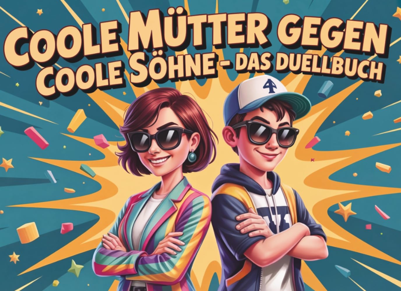 Coole Mütter gegen Coole Söhne: Das Duellbuch für Mütter als Geburtstagsgeschenk & Muttertagsgeschenk