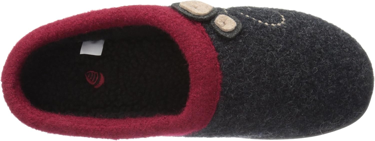 Acorn Women's Clog Slippers, Multi-Layer Memory Foam Footbed with Arch Support