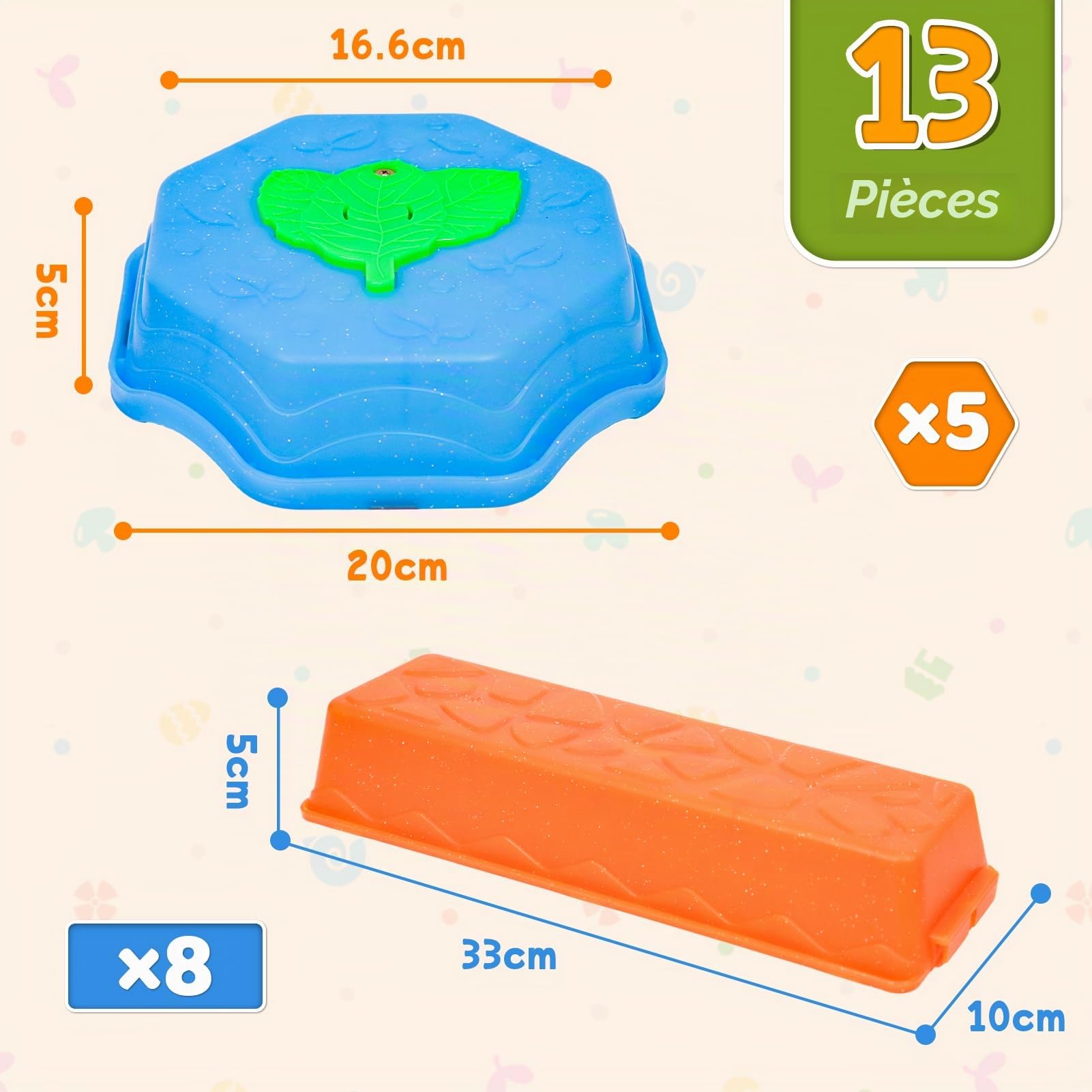 LZDMY Pierre d'équilibre pour Enfants avec Lumières et Musique 13PCS | Pierres Durables Antidérapantes Kit Module Motricité Bébé Jouet Sensoriel dès 2 3 4 Ans