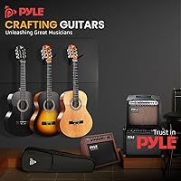 Vista 6 de Pyle 36 "Classical Acústica Guitarra-3/4 Junior Tamaño 6 Linden Wood Guitar W / Gig Bag, sintonizador, cuerdas de nylon, selecciones, correa