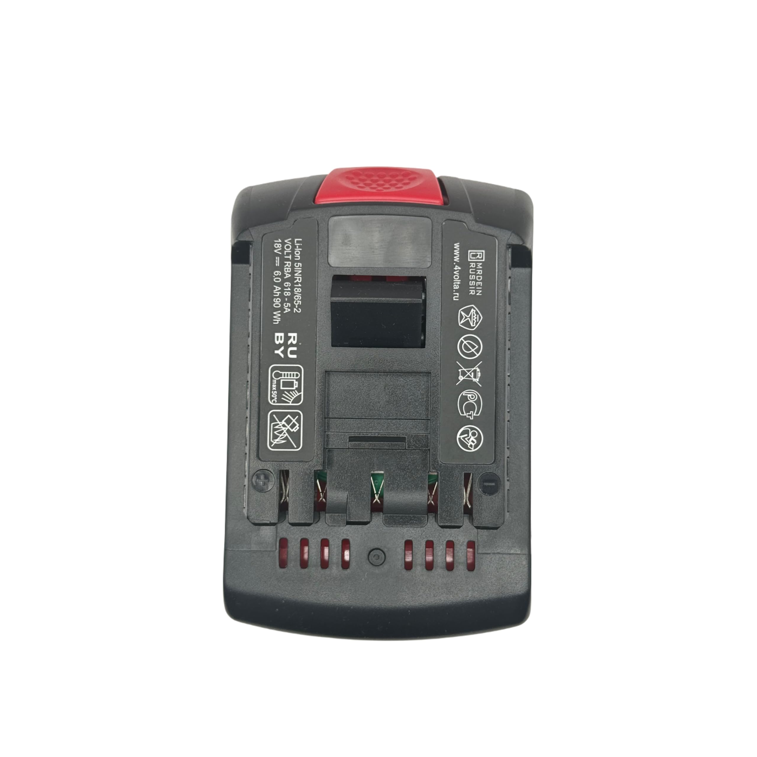 Batería para Bosch Professional 18 V – 6,0 Ah batería de iones de litio de repuesto GBA – Compatible con herramientas Bosch 18 V
