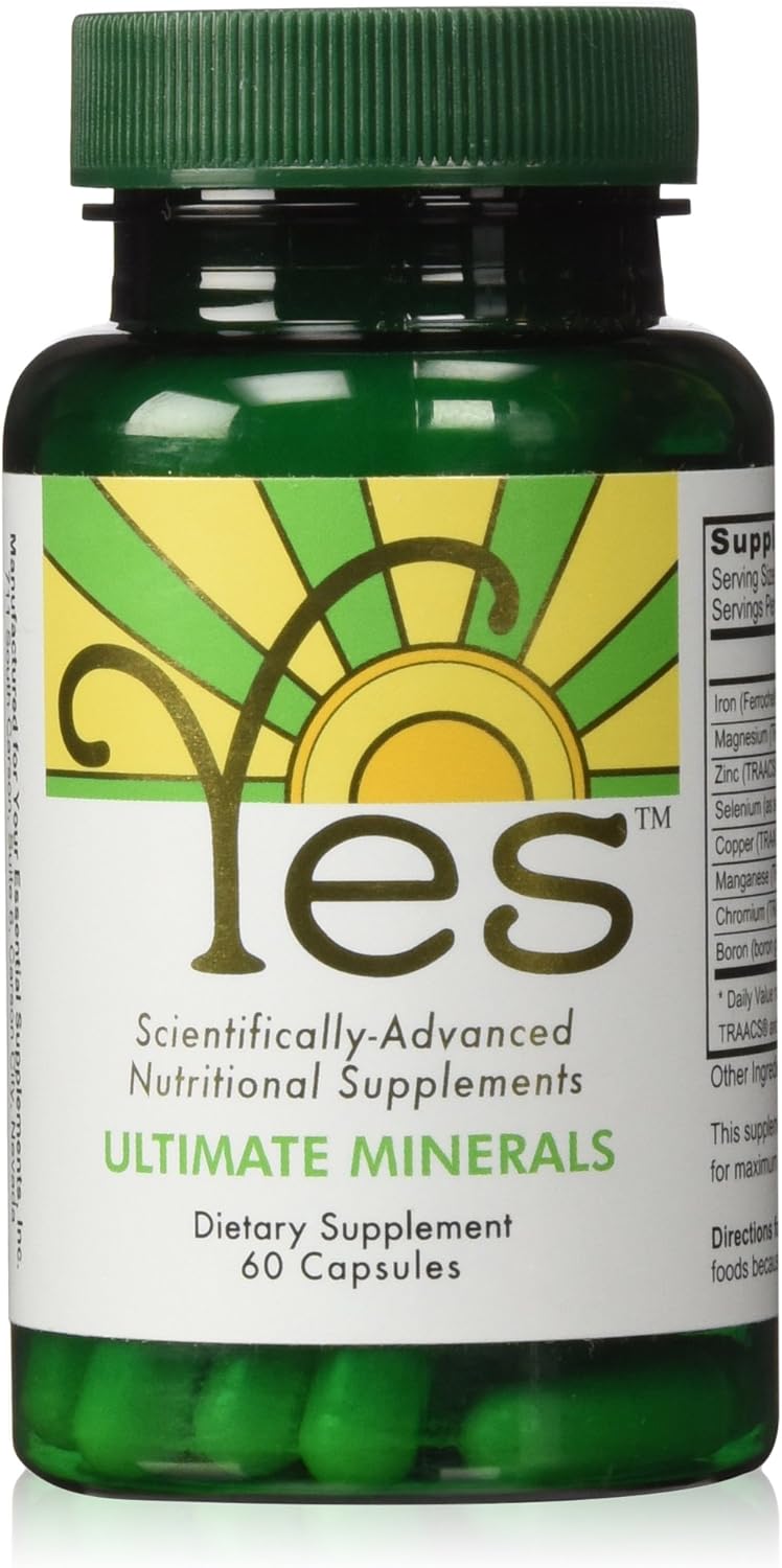YES Ultimate Minerals Supplement 60ct Vegan for Mineral
