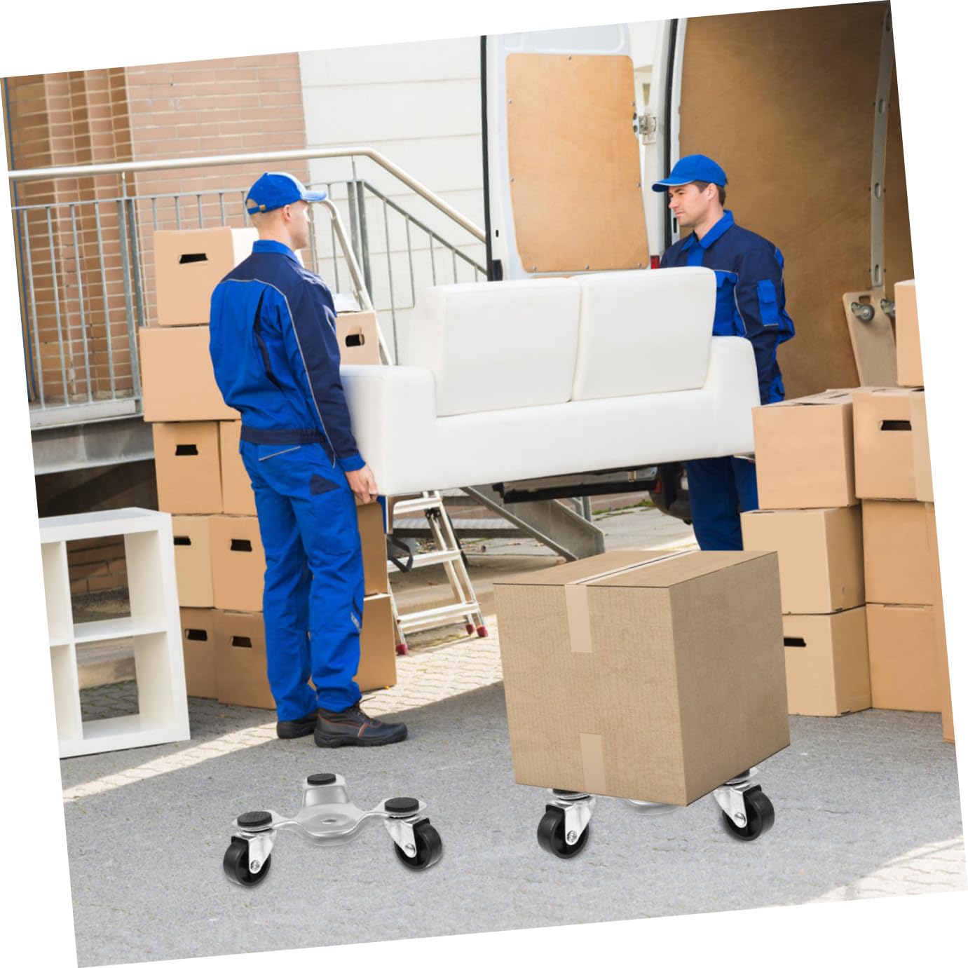 3pezzi Mover's Dolly Con Ruote Girevoli Per Spostare Mobili e Elettrodomestici Pesanti Design Unico Per Traslochi Casa e Garage