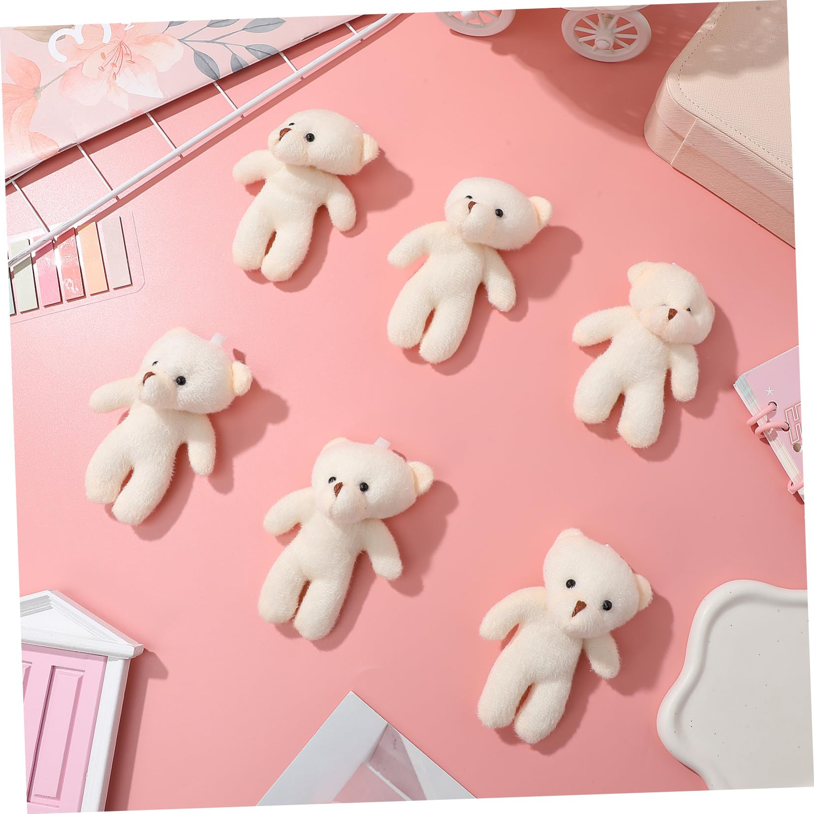 Amazon.co.jp: EXCEART ミニクマ ぬいぐるみ 小さいクマ 10個