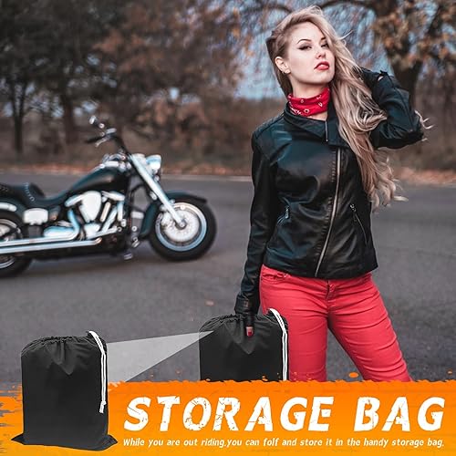 Miniatura 5 de Cobertor Tokept para motocicleta a prueba de agua, a prueba de polvo y de rayos solares UV, extragrande de 96 pulgadas apto para patines del diablo