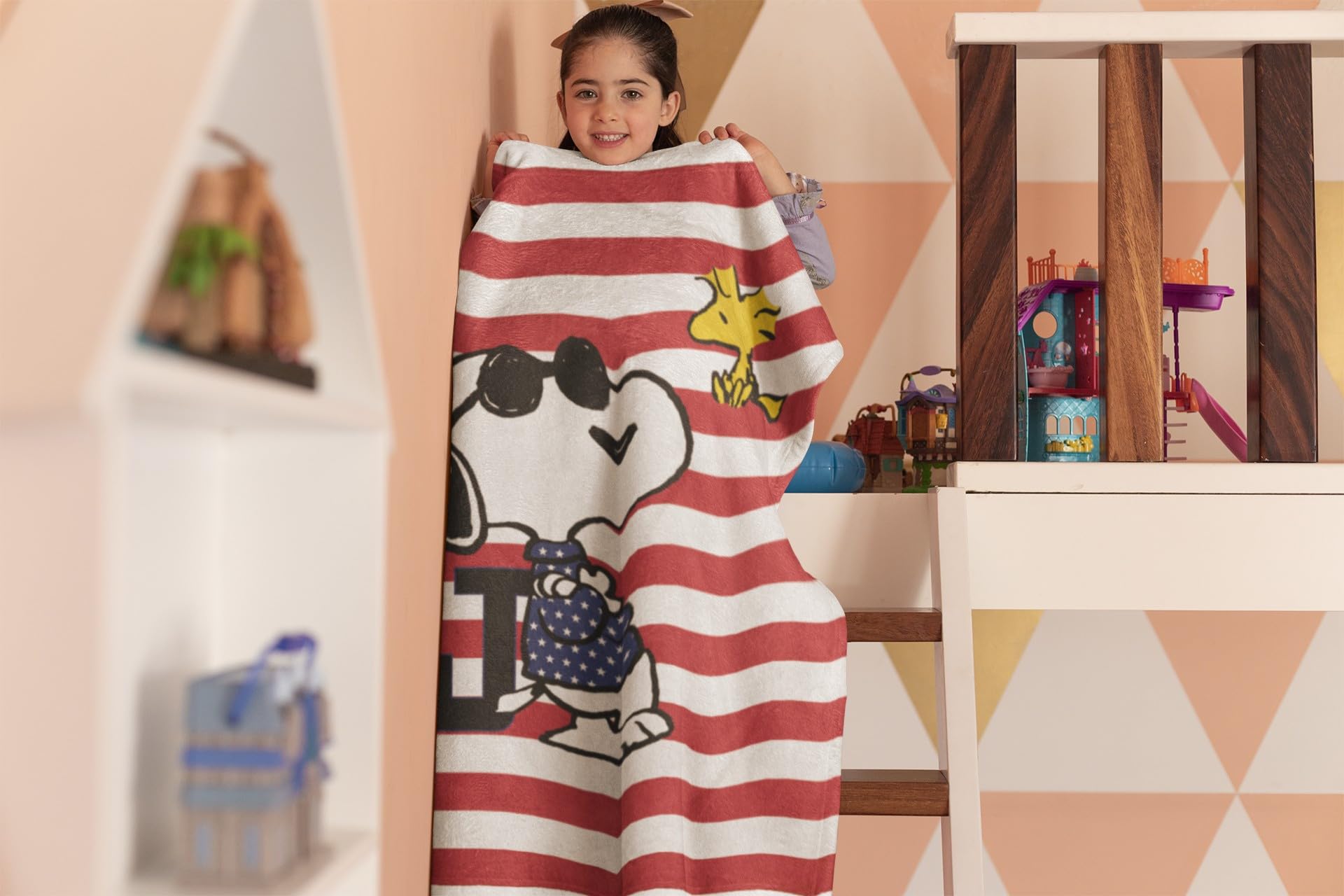 Silver Buffalo Peanuts Snoopy & Woodstock Manta De Forro Polar De 45 X 60 Pulgadas