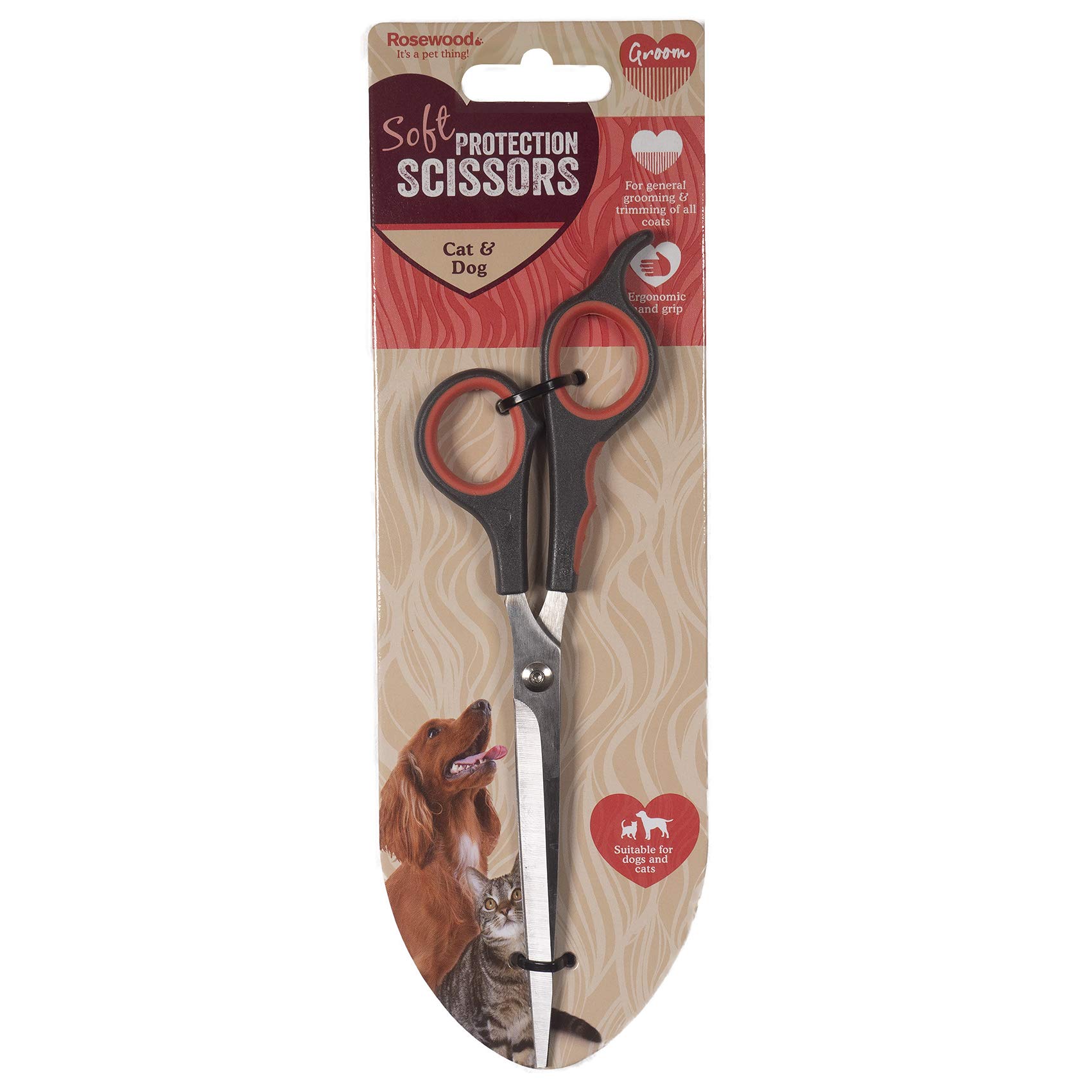 Ciseaux de toilettage doux pour chien Rosewood et salon de soin