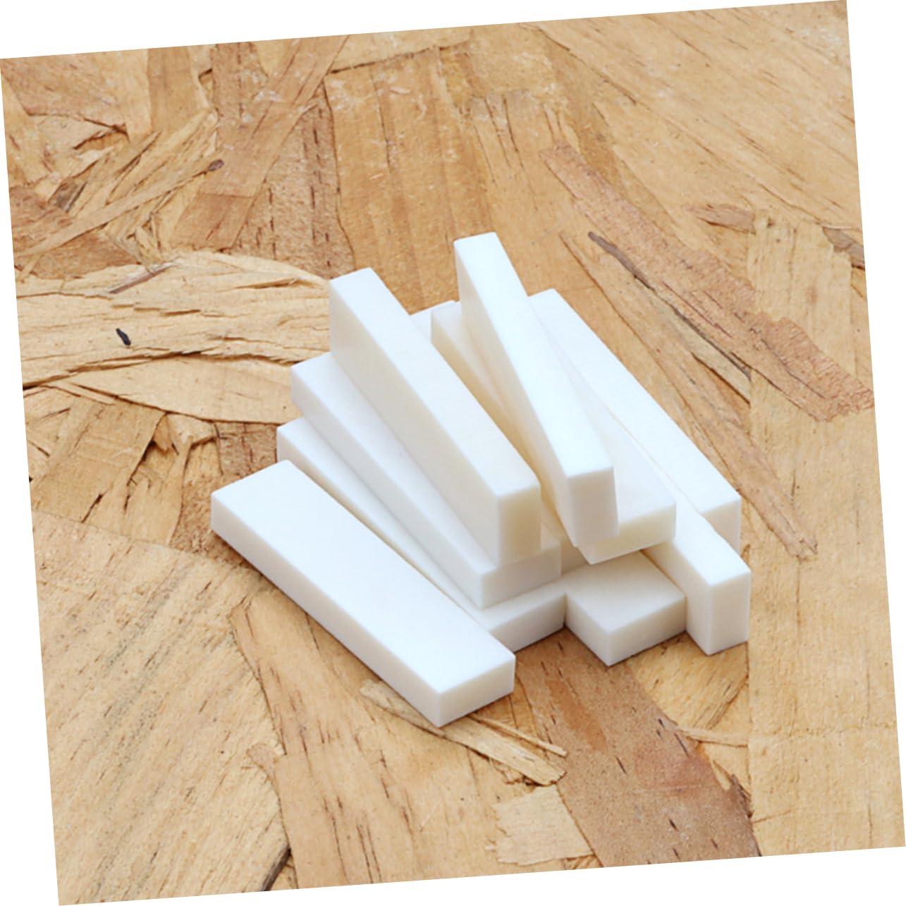 Levemolo 10pcs Guitar Bone Nut Replacement Parts Beef Bone Material Acoustic/electric Guitar Nuts Precision Crafted for Superior Performance