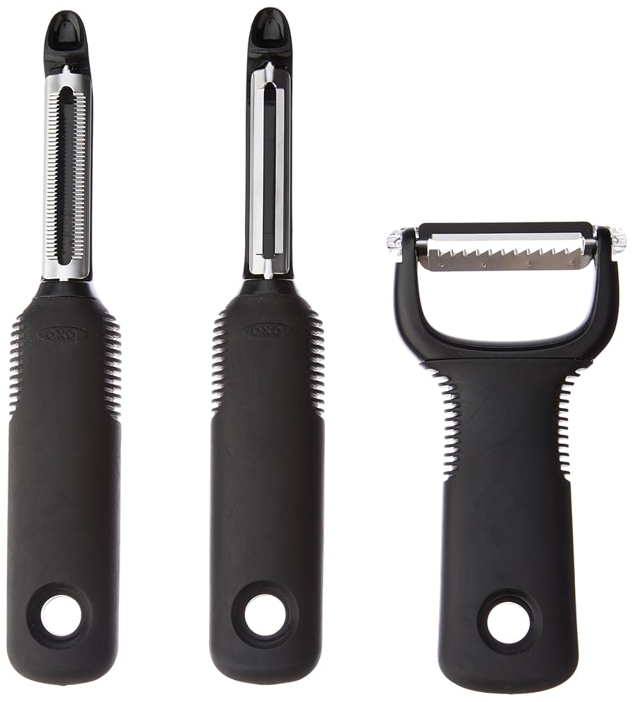 Buy OXO Good Grips 3 Piece Peeler Set, Black Online at Low