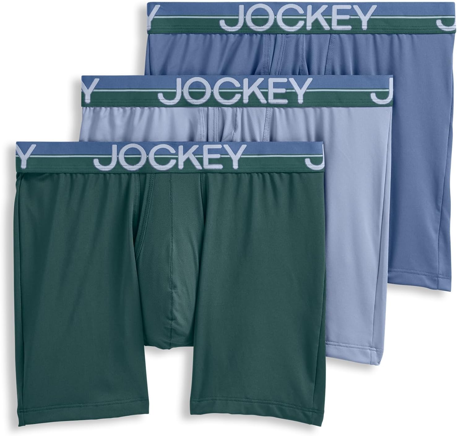 Men's Underwear Infinite Cool Microfiber Stretch 6" Boxer Brief - 3 Pack