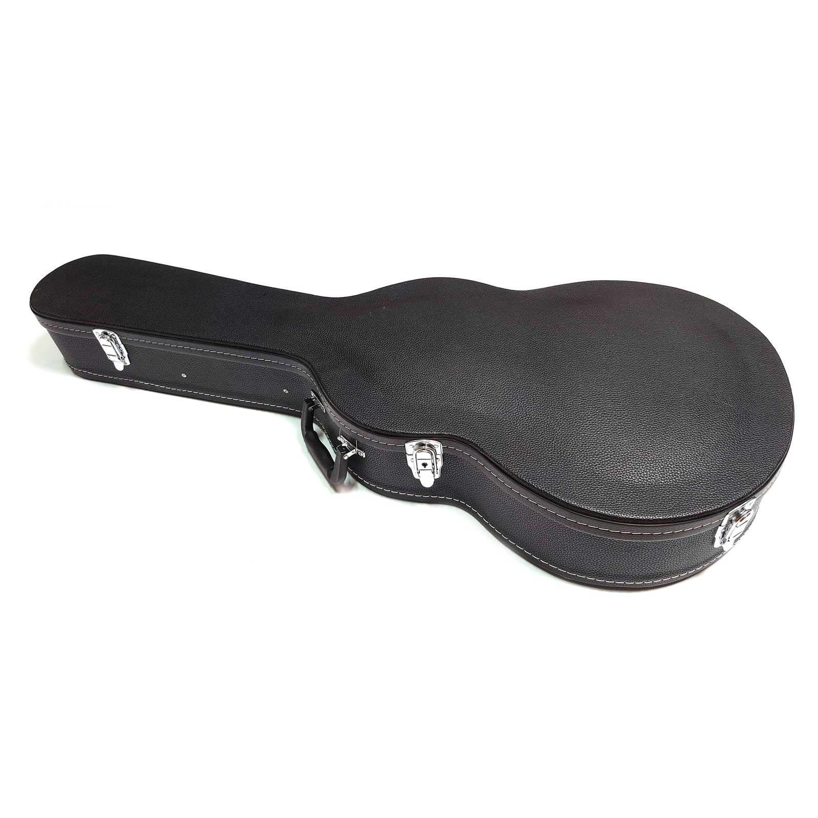Custodia per chitarra elettrica premium per Gibson Les Paul, custodia rigida con interno in peluche, impermeabile, scomparto portaoggetti (D-nero), D-nero, D-nero