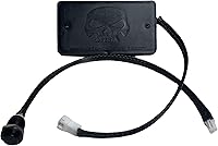 Vista 10 de Kustom Cycle Parts Mando a distancia universal para puerta de garaje hecho para adaptarse a los modelos Harley Davidson Touring. Botón de perfil