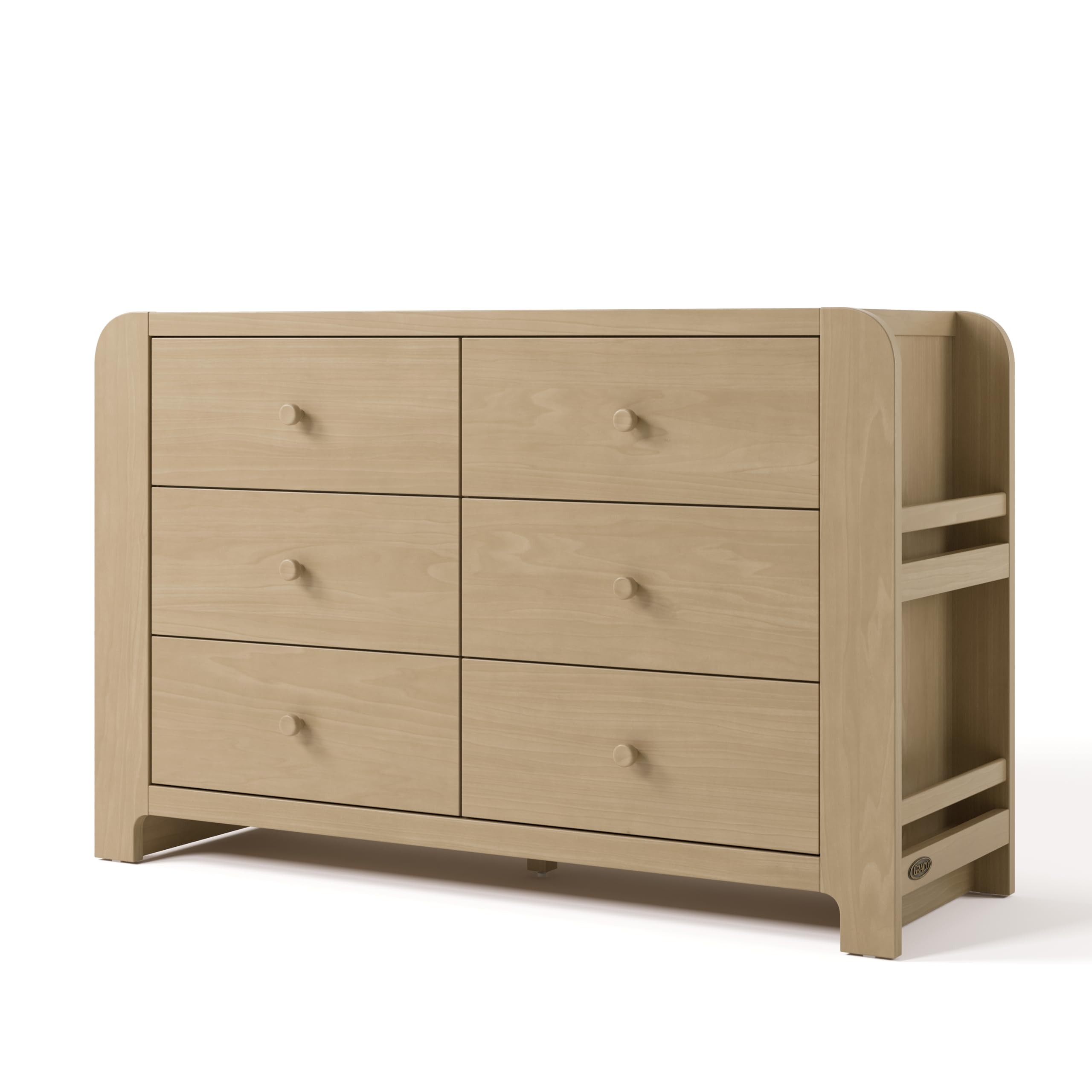 Graco Read-with-Me 6 Drawer Dresser Driftwood