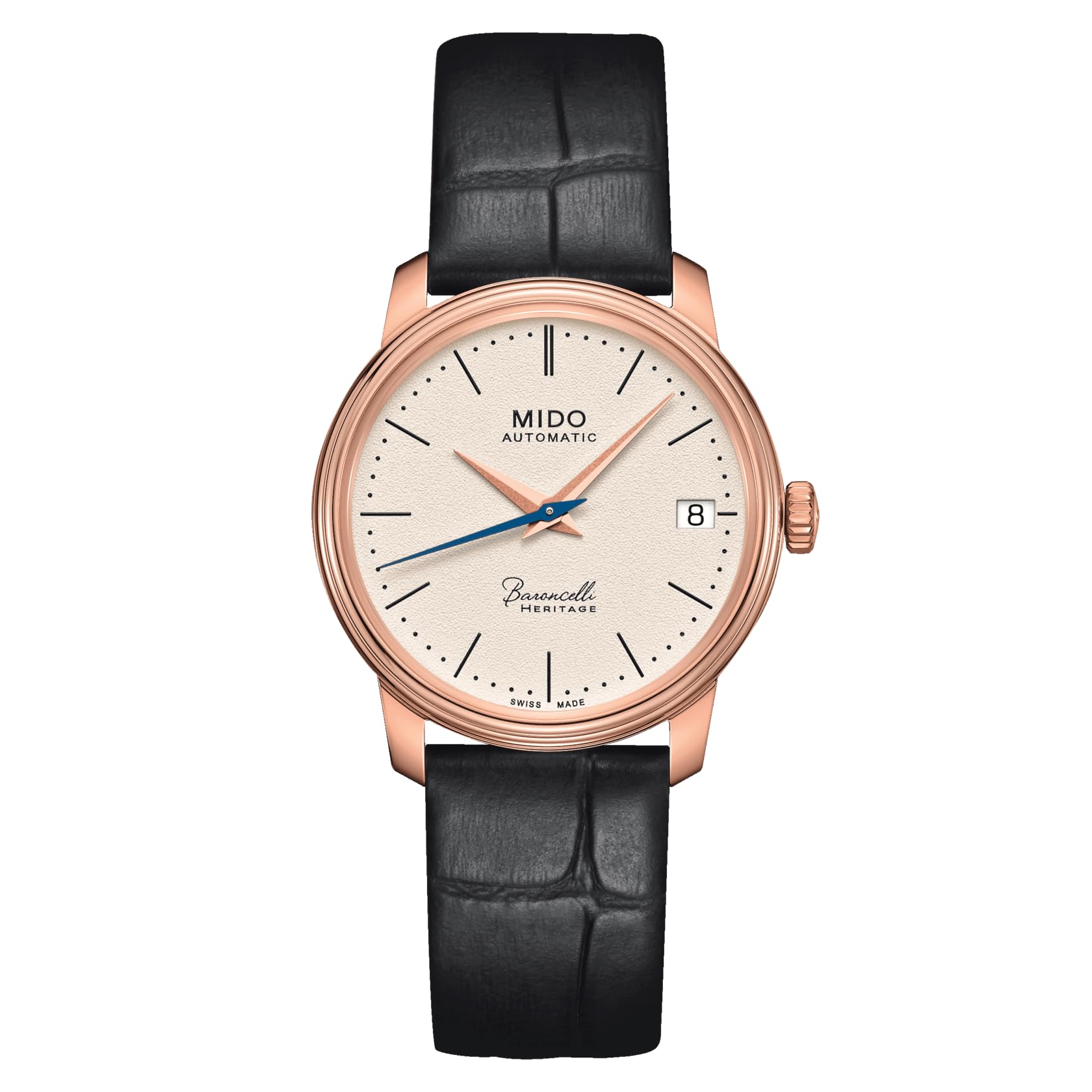 Baroncelli Heritage Lady - Swiss Automatic Watch for Women - Ivory Dial - Case 33mm - M0272073626000