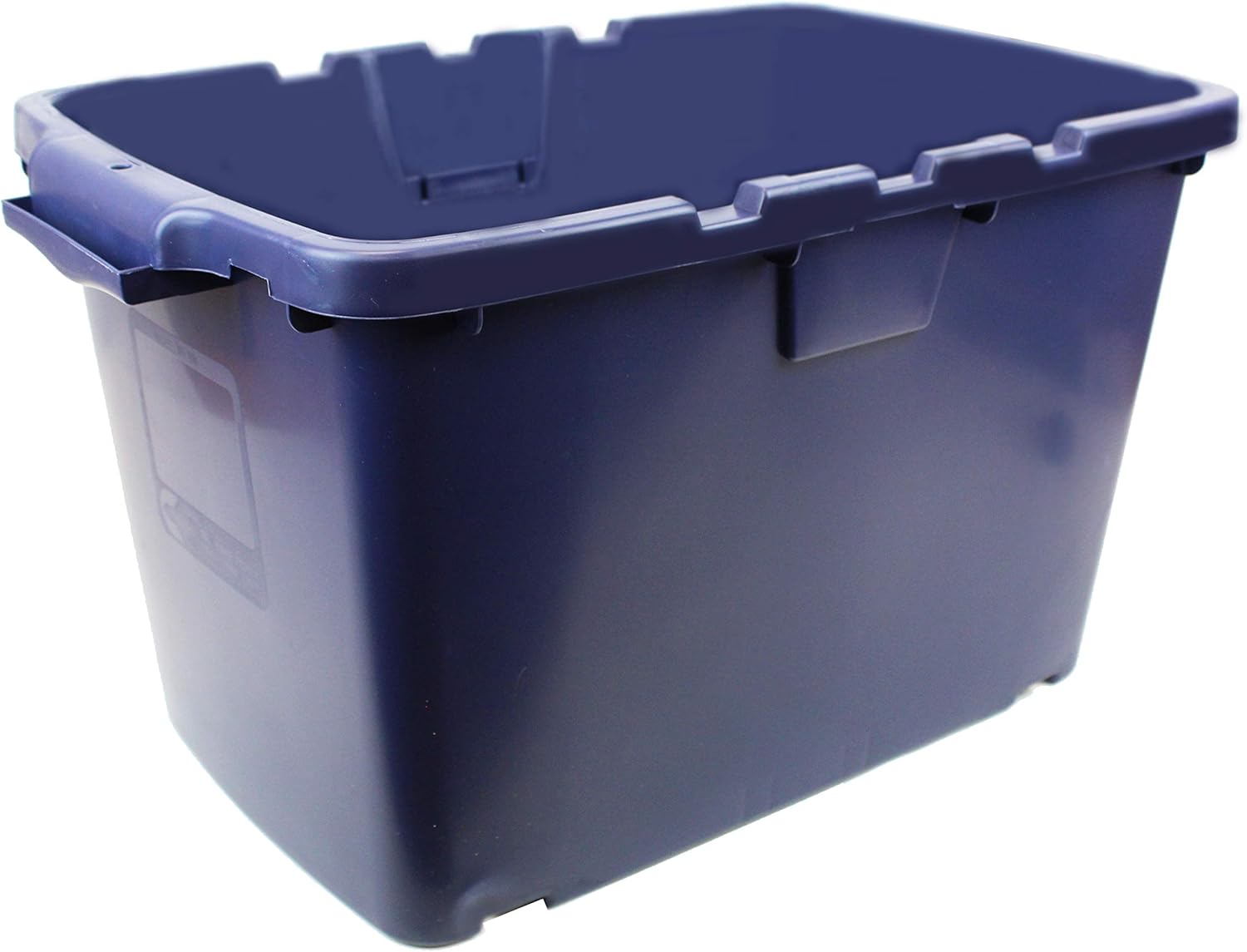 AllGreen Coral 55 Litre Blue Outdoor Kerbside Waste Recycling Box