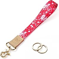 Vista 155 de Ecovision - Llavero con correa para llaves, llaveros de pulsera con 2 argollas para llaves para mujer