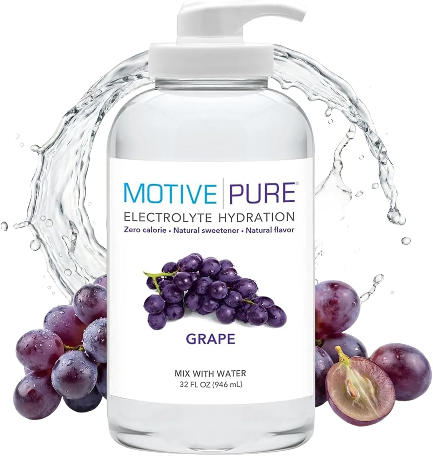 Liquid Electrolyte Hydration | Mixes easily with Water | No Stirring or Shaking Required | Hydration for Daily Wellness & Recovery | Naturally Flavored | 0 Sugar & 0 Calories | Made in USA