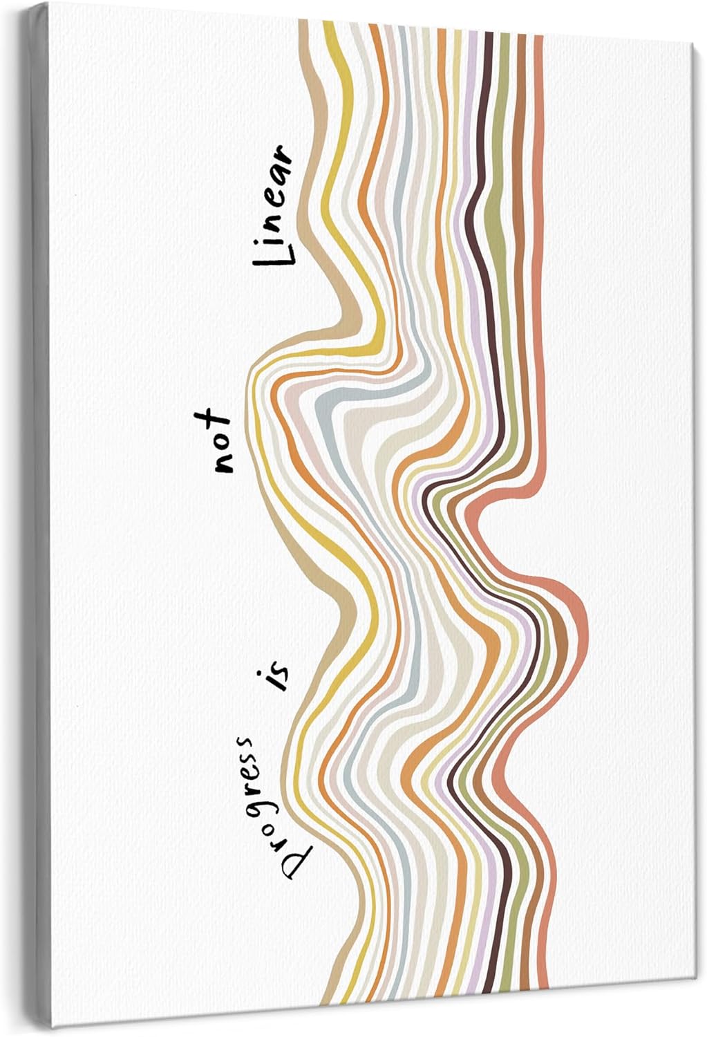 Mental Health Office Wall Art Decor,Therapist Gifts Wall Decor Posters for Classroom Therapist School Counselor Office Decor,16x24 Inches Framed Inspirational-linear-large