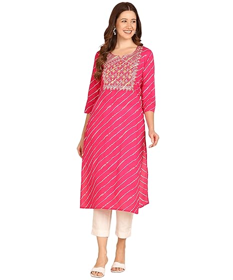 Printed Cotton Kurta for Women