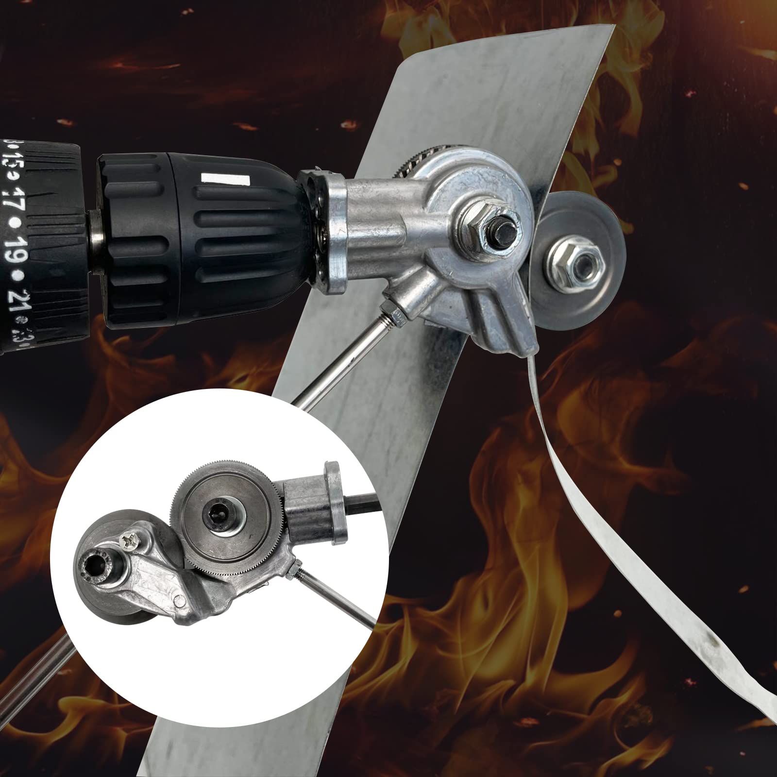 Lamiera Metal Nibbler, Nuovo Elettrico Drill Plate Cutter Elettrico Trapano Elettrico Trapano Elettrico Portatile Lamiera di Taglio Strumento per Taglio Di Precisione