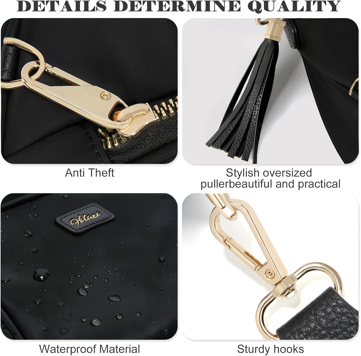 Checkered Crossbody Bag Anti Theft Spacious Bum Bags for Women Nylon Fanny Packs Lightweight Purse Wallet for Travel