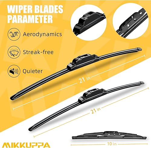 Vista 293 de MIKKUPPA Limpiaparabrisas de 26 pulgadas + 23 pulgadas + 12 pulgadas, repuesto para Mercedes-Benz 2013-2016 GL350 GL450, 2012-2015 ML350 ML550 ML63