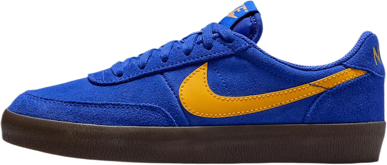 Nike Killshot 2 Big Kids' Shoes (IF1614-403, Racer Blue/Photon Dust/Metallic Gold)