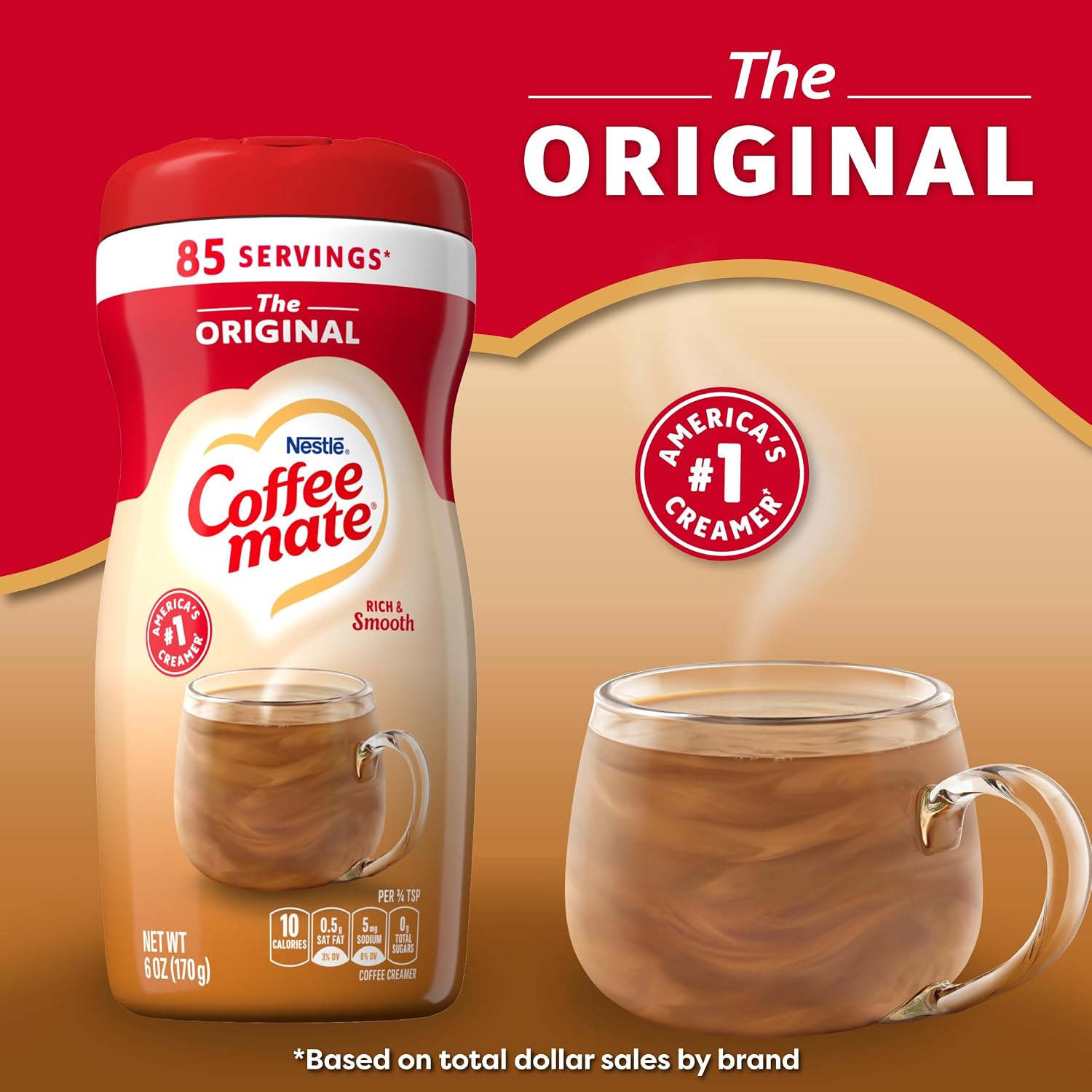 Coffee mate Original Powder Coffee Creamer, 6 Oz, 12 Pack image 4