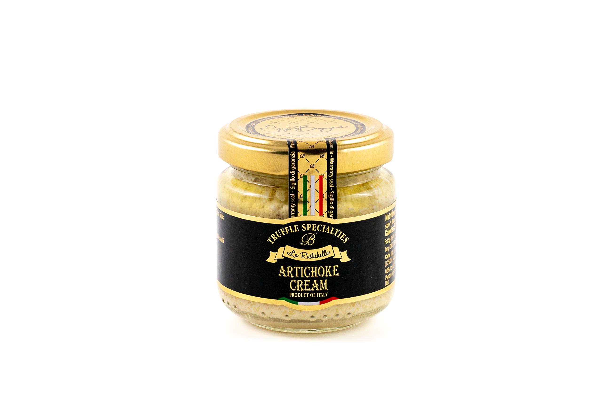 La Rustichella - Set Crème d'Artichauts 90g, Pâté d'Olives Vertes 90g, Pâté d'Olives Noires 90g et Pâté d'Arrabbiata 90g, Vegan, Sans Gluten, Sans Cholestérol - Délices Italiens