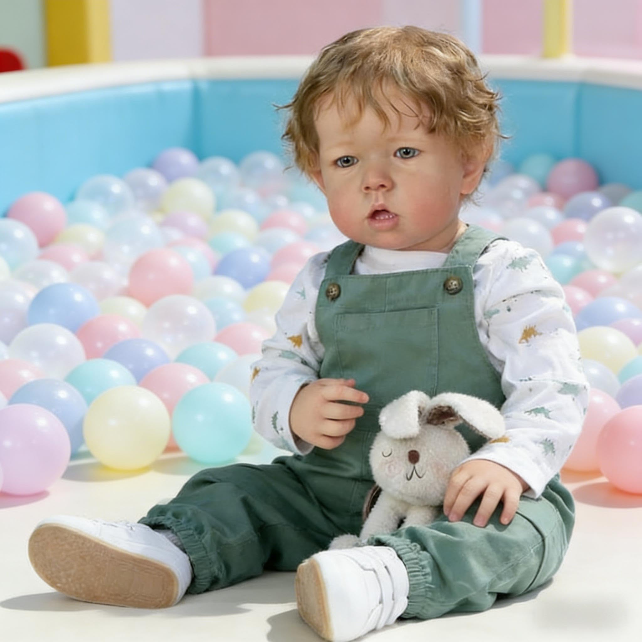 RXDOLL Real Life Reborn Baby Dolls silikonowy winyl na całe ciało, 50 cm, realistyczne lalki dla niemowląt, chłopiec, Liam, realistyczne noworodki, maluch, lalka z brązowymi włosami, prezenty