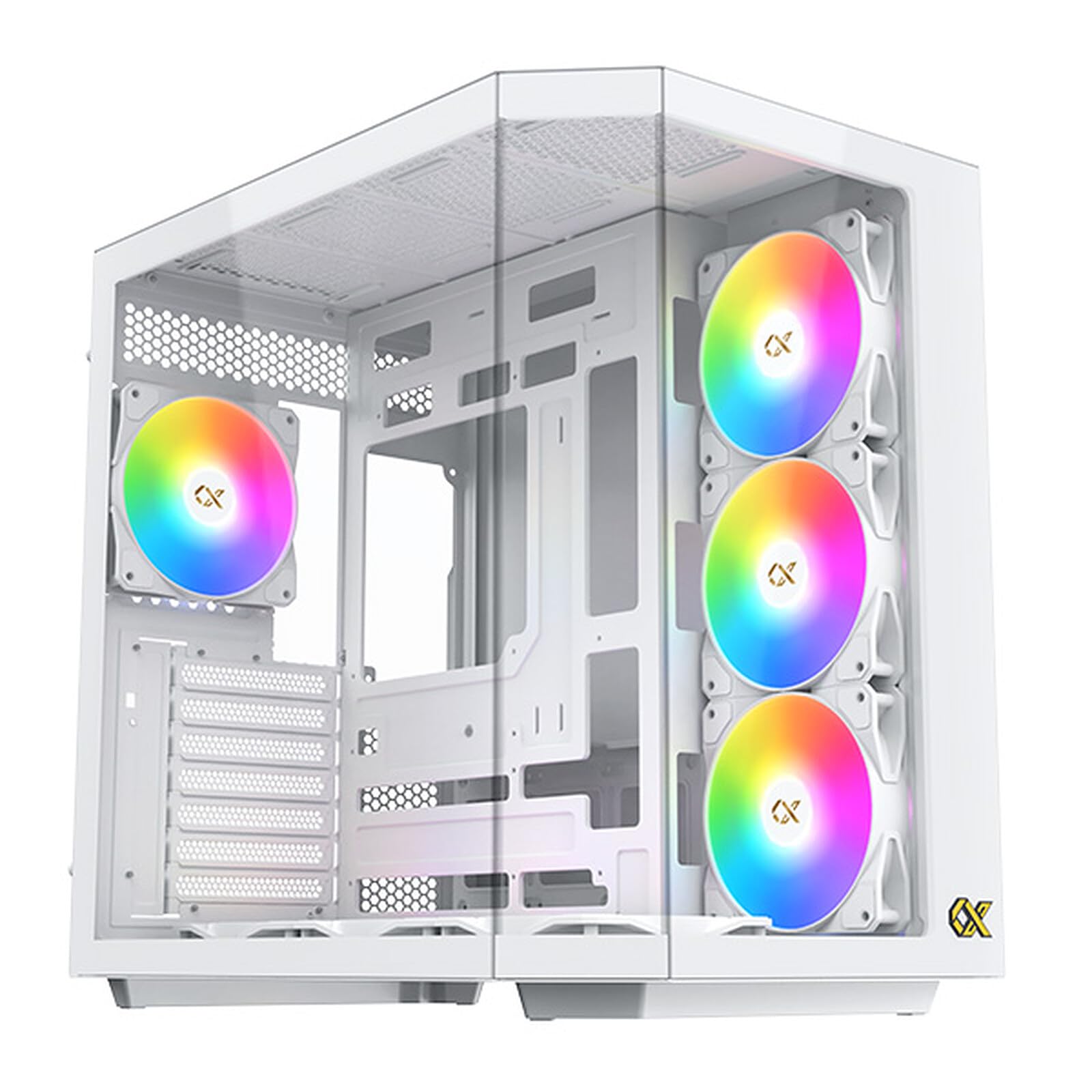 Boitier PC Cube EATX Xigmatek CUBI II Arctic (Blanc)