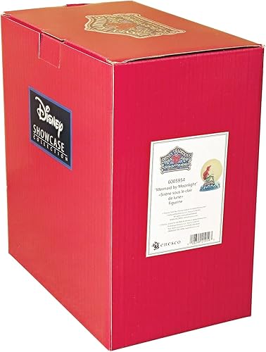 Miniatura 8 de Enesco Disney Traditions by Jim Shore - Figura de Ariel sentado en roca por luna, 7.5 pulgadas, multicolor