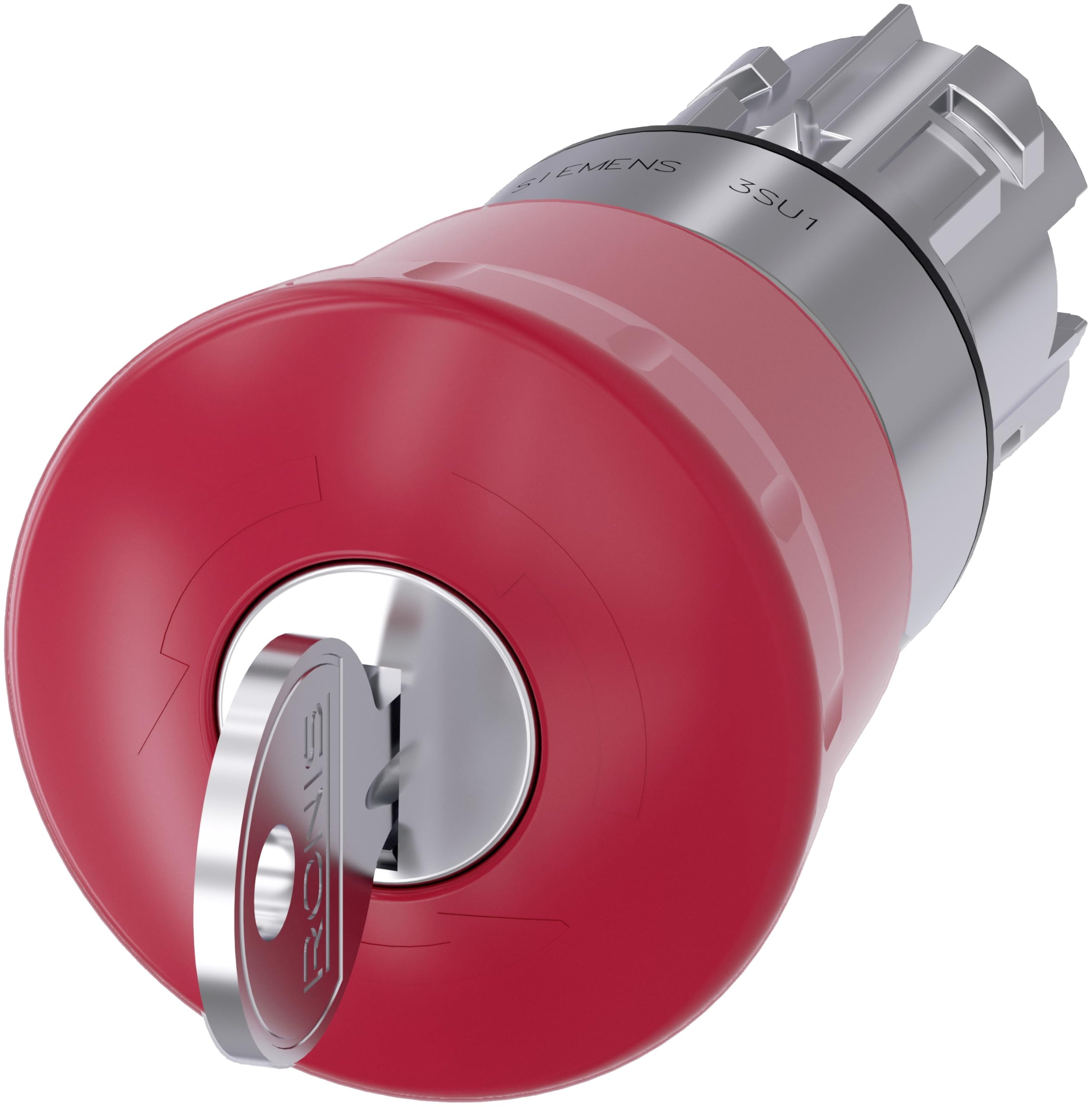 Siemens sirius atc - Pulsador seta paro emeg.redondo rojo ronis 421