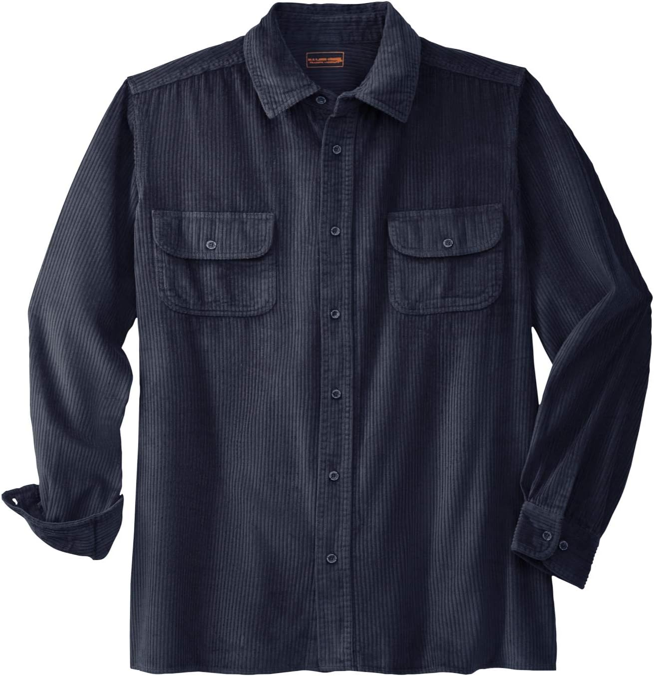 KingSize Men's Big & Tall Long-Sleeve Corduroy Shirt