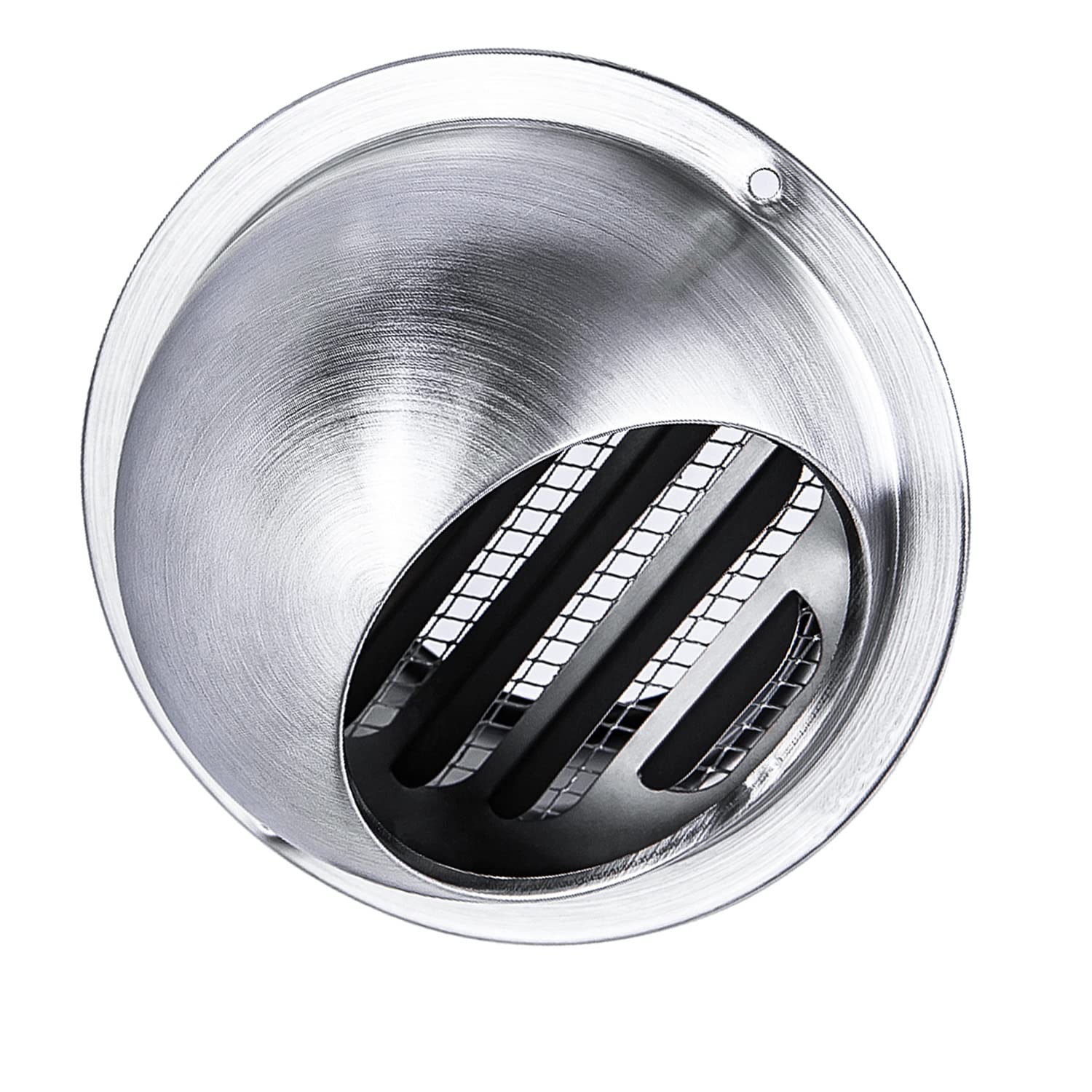 Buy HZNG4DH Air Vent Louver Grille Cover, Wall Air Ventilation Outlet Hood, Roof Ventilator, 6in