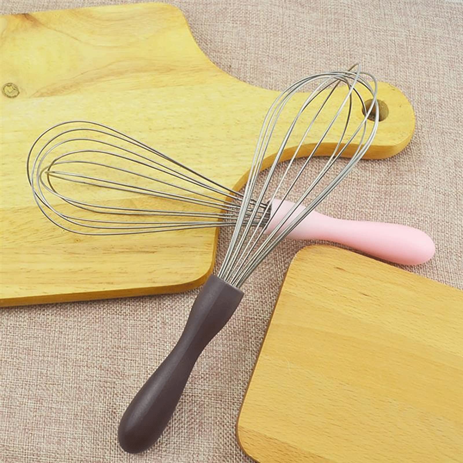 Trzepaczka kuchenna do jajek ze stali nierdzewnej w kolorze kawy: wszechstronna trzepaczka balonowa idealna do mleka, jajek i nie tylko silk pillowcase
