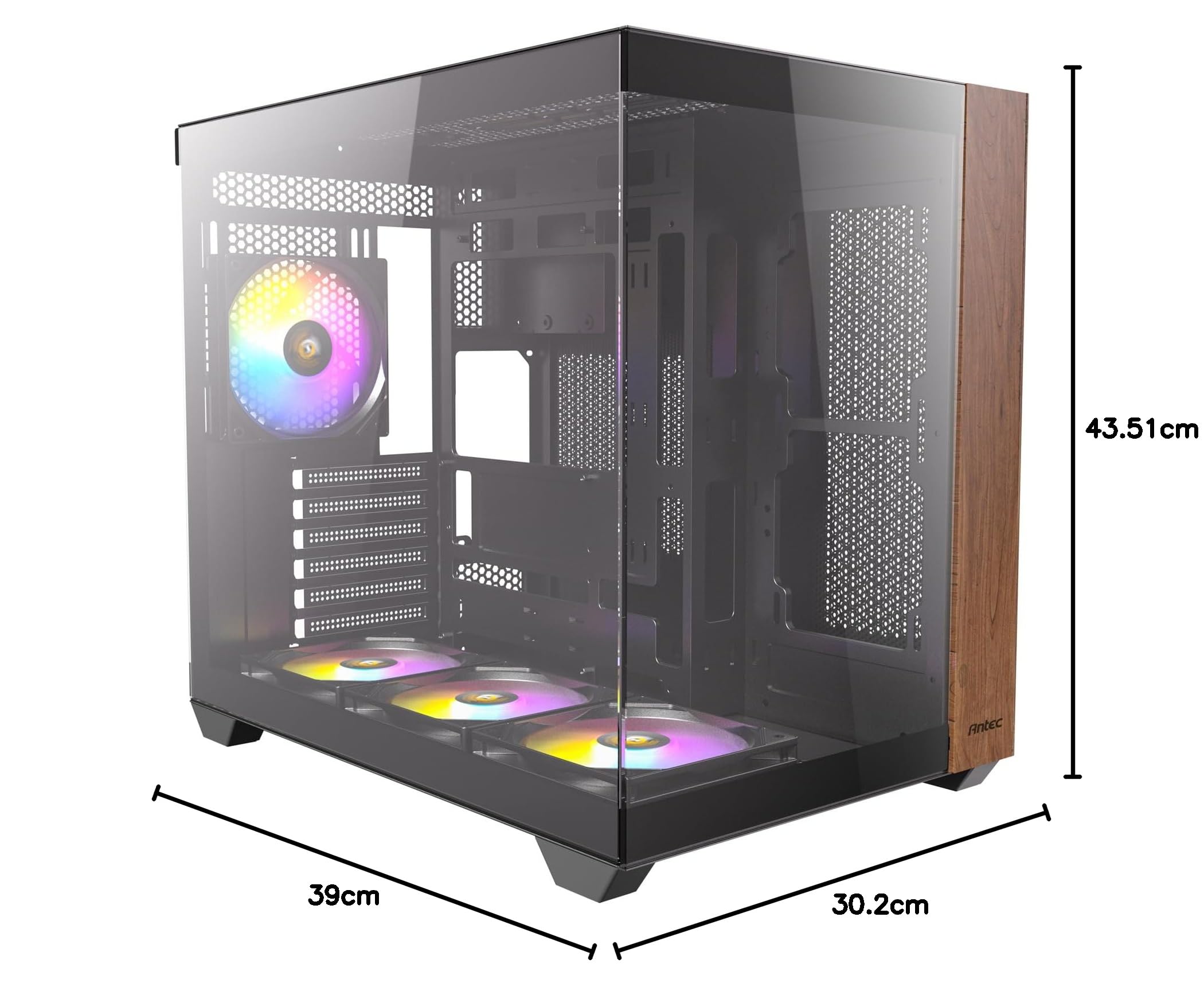 ANTEC CX800 ARGB_B Boîtier PC Tour midi Bois ATX