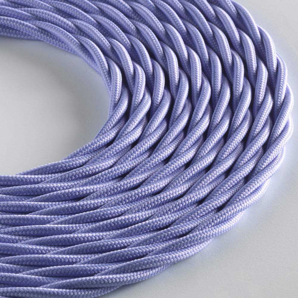 Cavo Tessile Per Illuminazione LUMIÈRE - 3x0,75mm, Bianco Opaco, 5mt, Con Terra - Foto 9