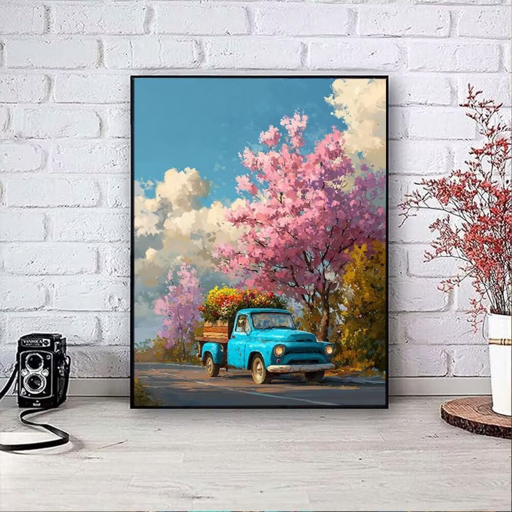 Carroza Diamond Painting Zestawy dla dorosłych, 5D Okrągłe Wiertło Diamentowe Malarstwo Dzieci Malarstwo, Diamenty Sztuka Haft Ścieg Krzyżowy Obrazy, Mozaika Sztuka Do Dekoracji Ściany Domu 80x110cm