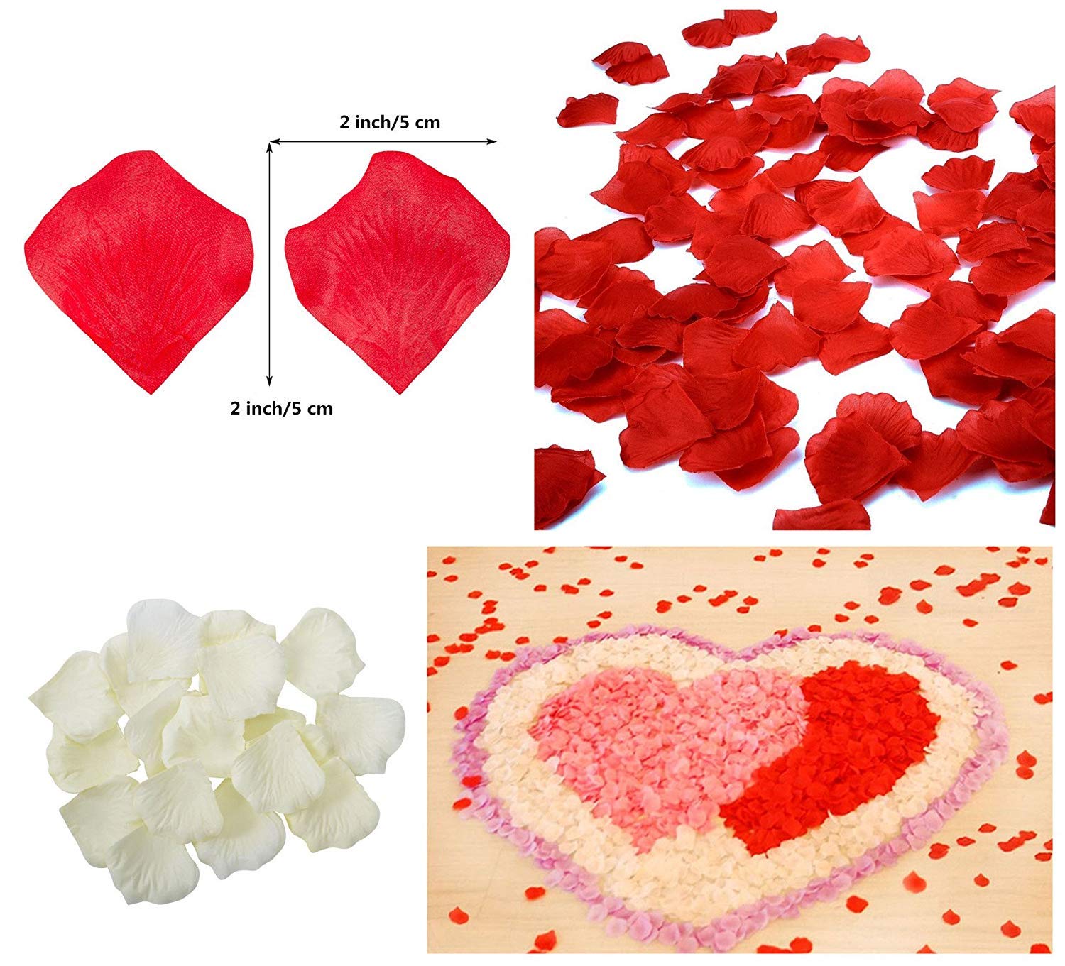 2000 Stück Gänseblümchen-Konfetti, 10 Mm, Rosa – Für Hochzeit, Geburtstag, Party-Deko Aus PVC