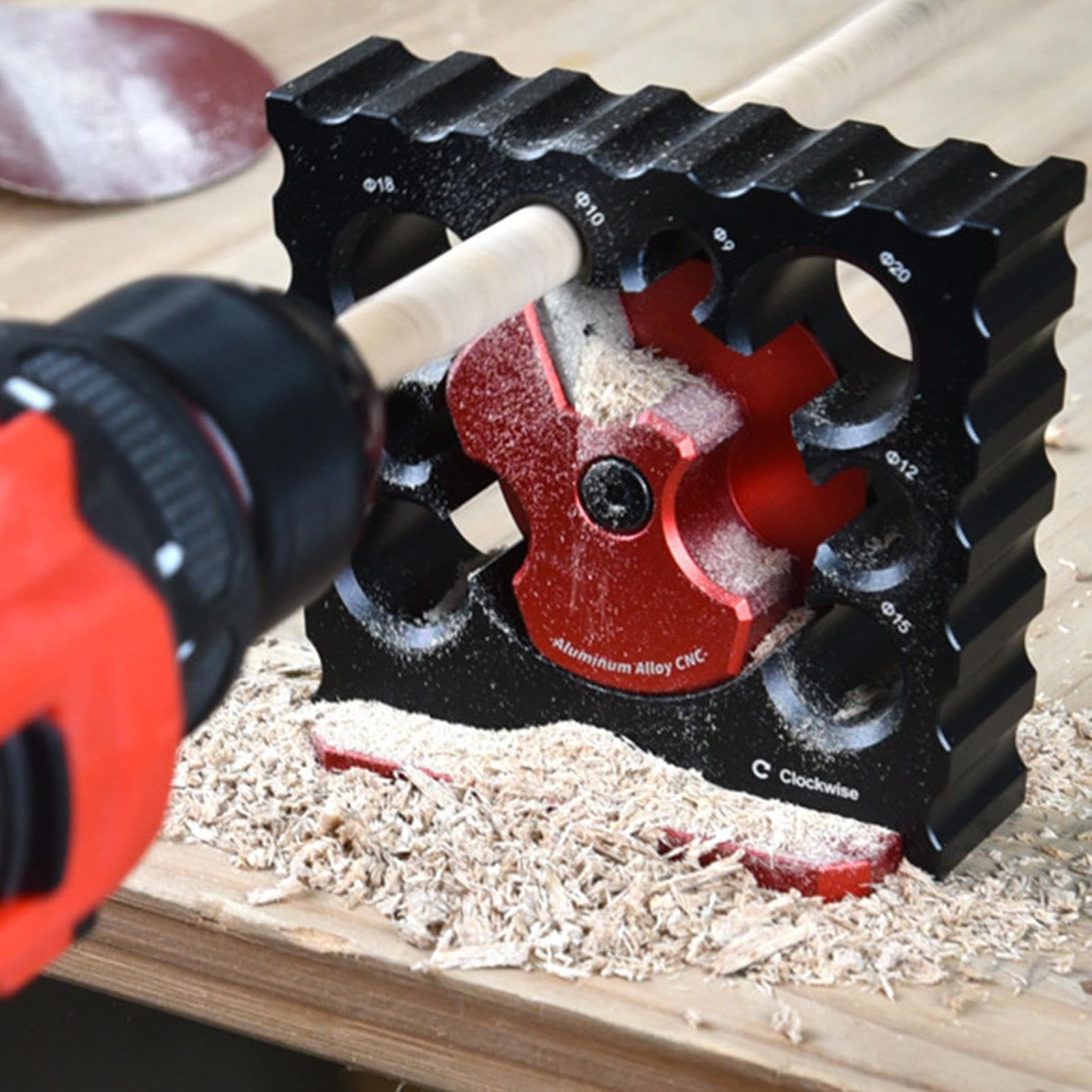 Utensile Per Creare Tasselli Utensile Lavorazione Legno Con 8 Fori | Macchina Per Tasselli Con Trapano Elettrico Per Ristrutturazione Costruzione Produzione Di Mobili Professionisti E