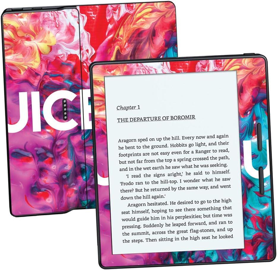 MightySkins Skin Compatible with Amazon Kindle Oasis 6" (8th Gen) - Juiced Up | Protective, Durable, and Unique Vinyl Decal wrap Cover | Easy to Apply, Remove, and Change Styles | Made in The USA